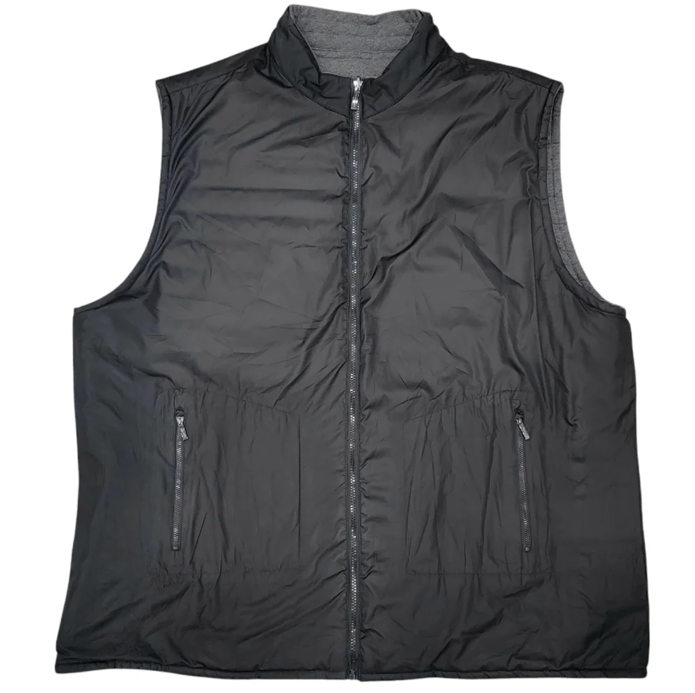 Robert Barakett Gallagher Reversible Vest Sportswear Black Grey Men's 3XL - Picture 4 of 17